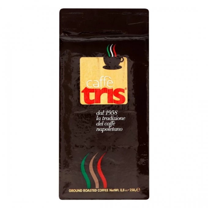 Caffe Barbera Caffe Tris Ground Roasted Coffee 250g