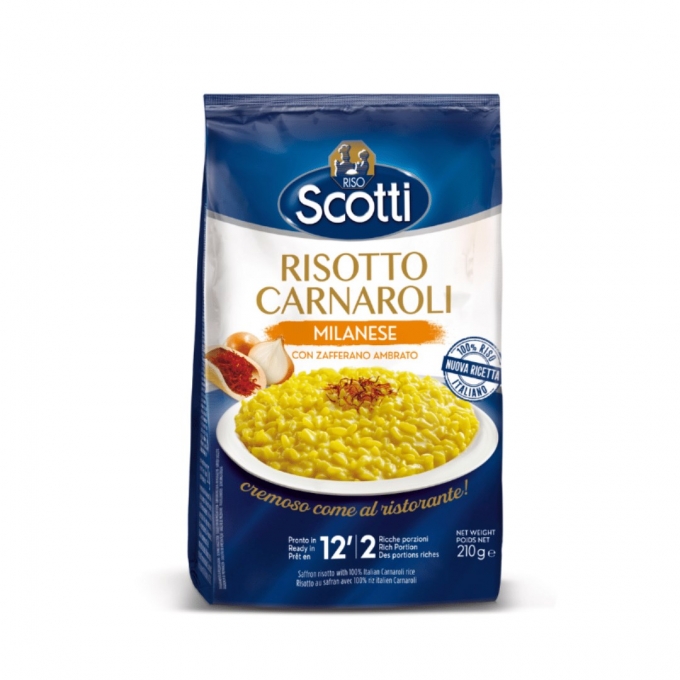 Riso Scotti Risotto Carnaroli Milanese 210g