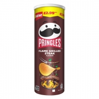 Pringles Flame Grilled Steak Flavour 165g