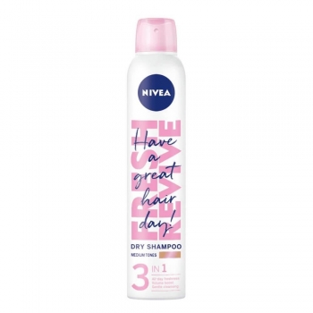 Nivea Kuru Şampuan 200ml  Orta Saç Tonları İçin 3in1