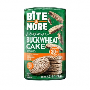 Bite & More Vegan Buckwheat Cake - Gluten Free 120g