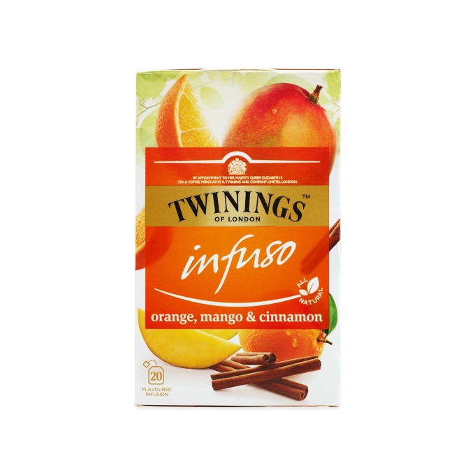 Twinings Infuso Orange Mango Cinnamon Portakal  Mango Tarçın Bitki Çayı 40g