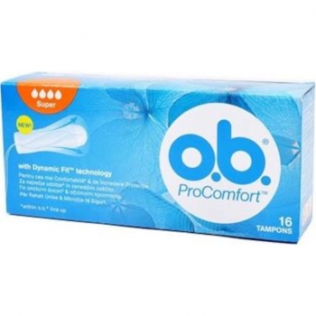 O.B. ProComfort Super Tampon 16 lı