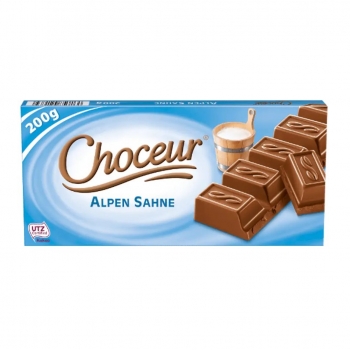 Choceur Alpen Sahne - Alp Kremalı Sütlü Çikolata 200g
