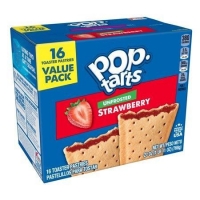 Pop Tarts Unfrosted Strawberry 16'lı Çilekli Tart 