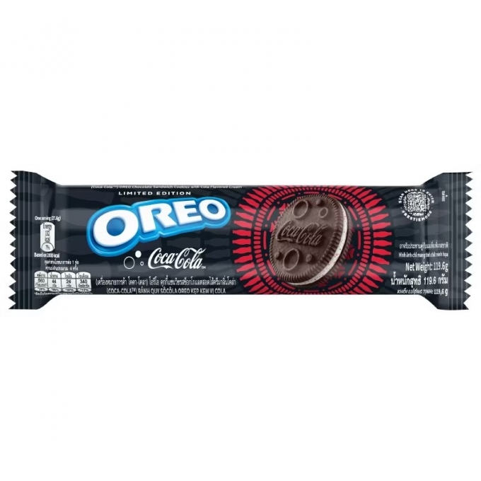 Oreo & Coca Cola - Chocolate Cookies with Cola Flavored Cream 119.6g