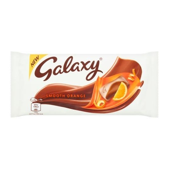 Galaxy Smooth Orange Chocolate Bar 110g