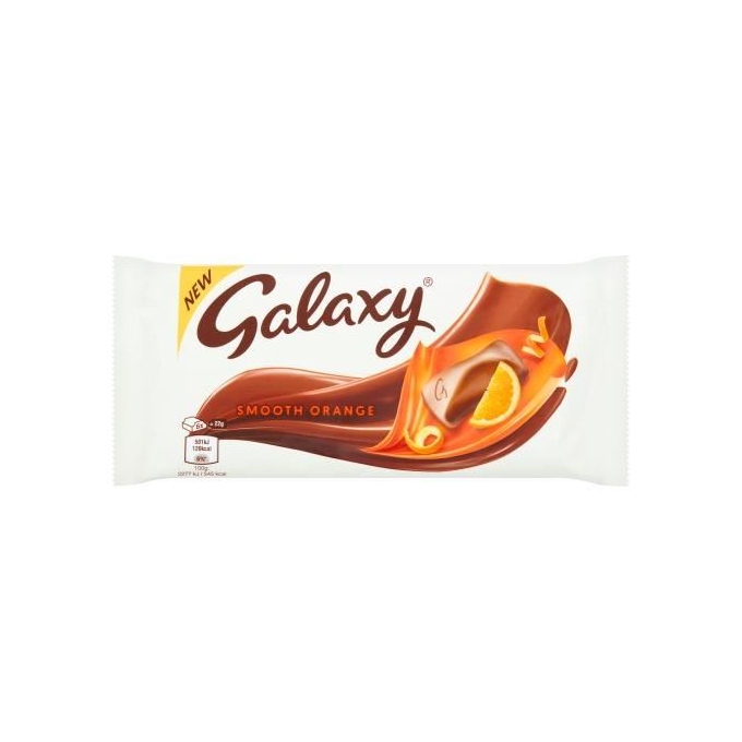 Galaxy Smooth Orange Chocolate Bar 110g