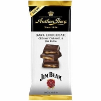 Anthon Berg Dark Chocolate Jim Beam and caramel filling 90g
