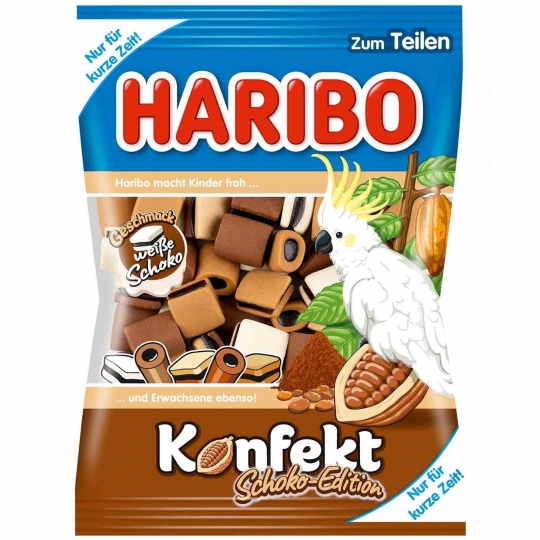 Haribo Konfekt Schoko-Edition 200g -Sınırlı Üretim Meyan Köklü Şekerleme Menşei Almanya