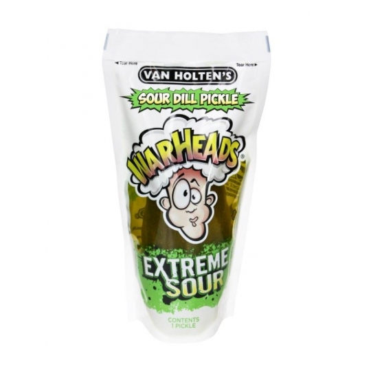 Van Holten's Warheads Sour Dill Pickle Extreme Sour 