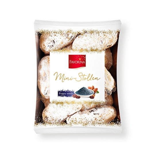 Favorina Mini Stollen Poppy Seeds 300 g
