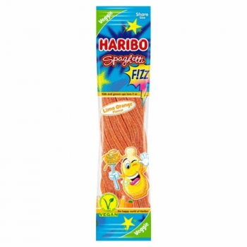 Haribo Spaghetti Fizz Limo Orange Flavour Veggie 200g