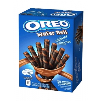 Oreo Wafer Roll Creamy Munchy Chocolate Flavor 54g