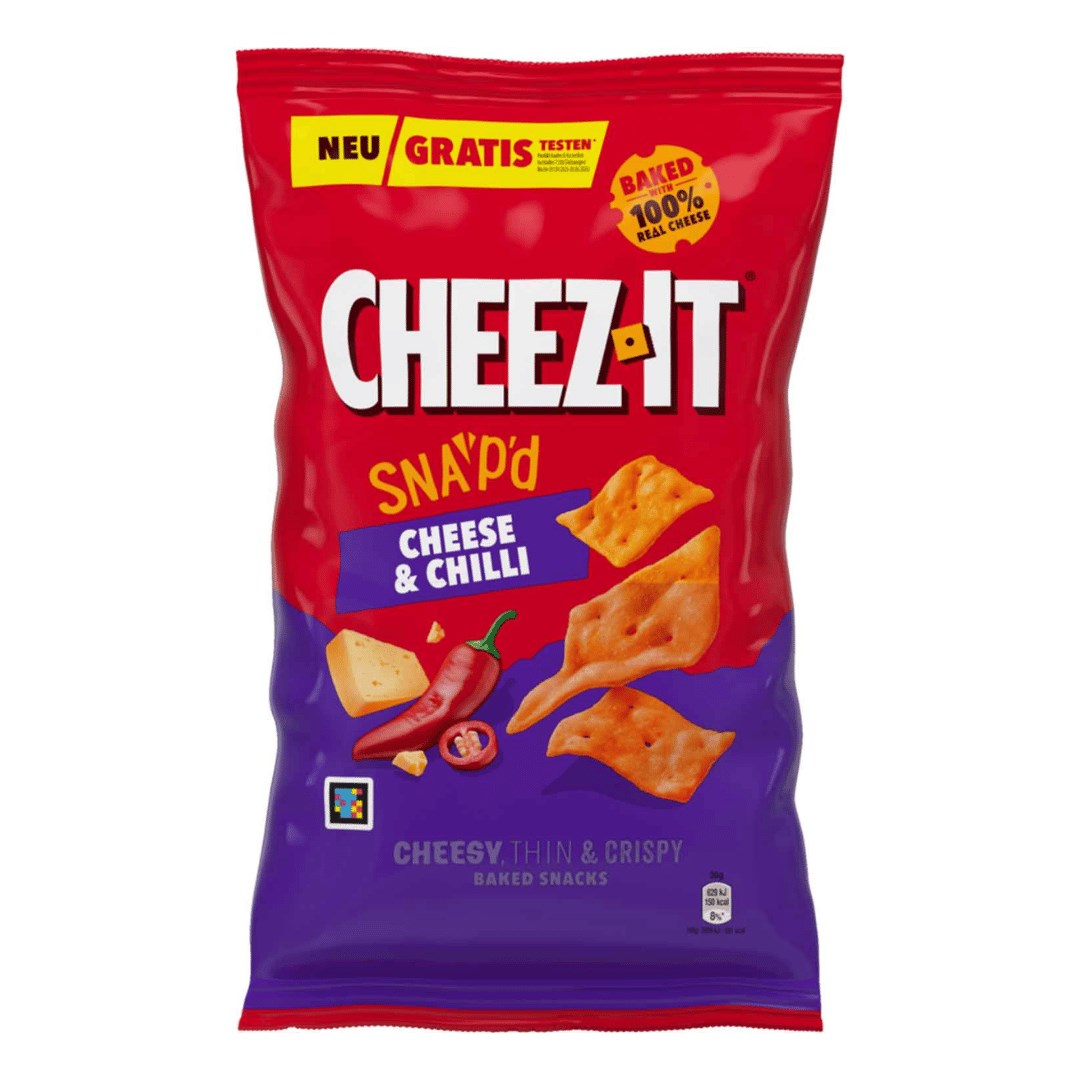 Cheez-It Snap'd Cheese & Chilli Baked Snacks 120g | Kısmet Şarküteri