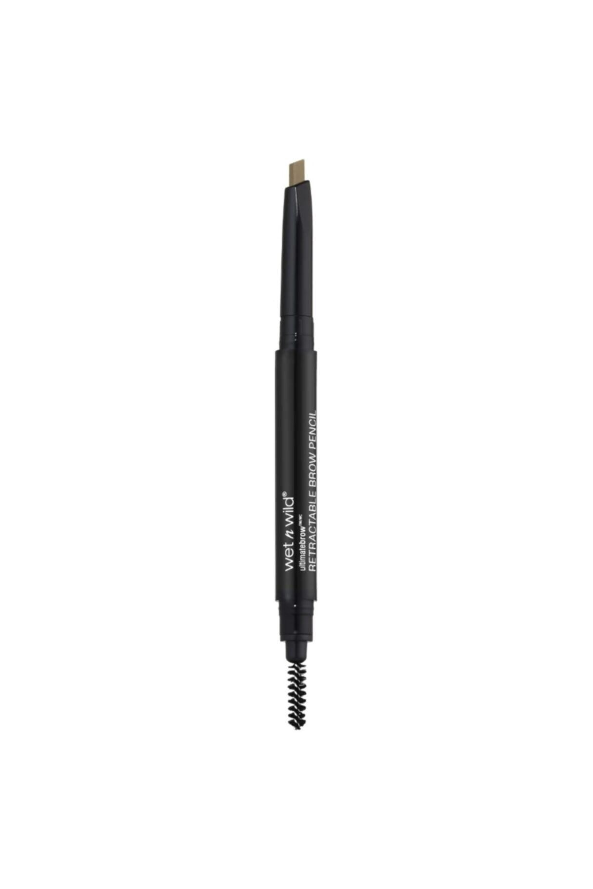 WET N WILD Ultimate Brow Augenbrauenstift – Retraktibel, Farbe Taupe, Mit Spule & Dreieckiger Spitze