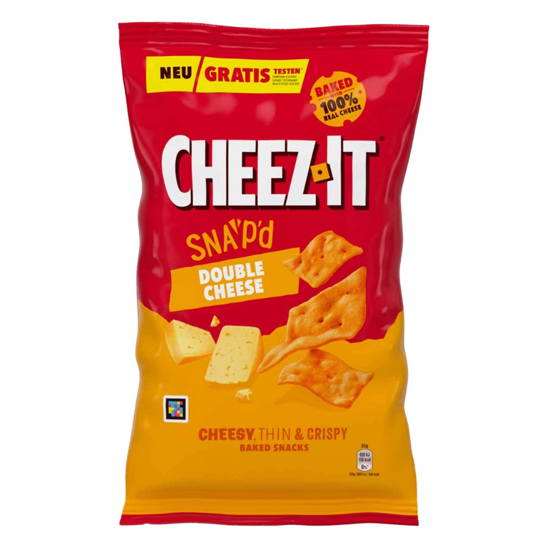 Cheez-It Snap'd Double Cheese Baked Snacks 120g | Kısmet Şarküteri