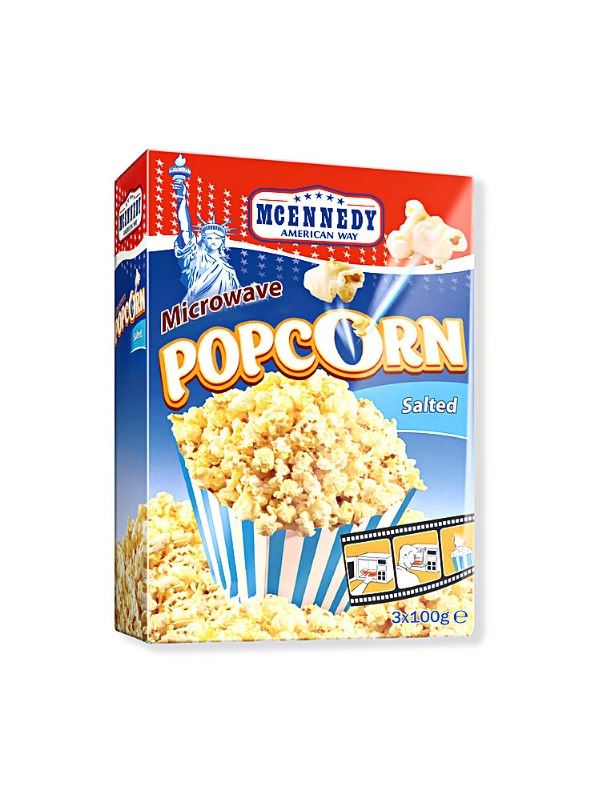 Mcennedy Microwave Popcorn Salted 300 g | Kısmet Şarküteri