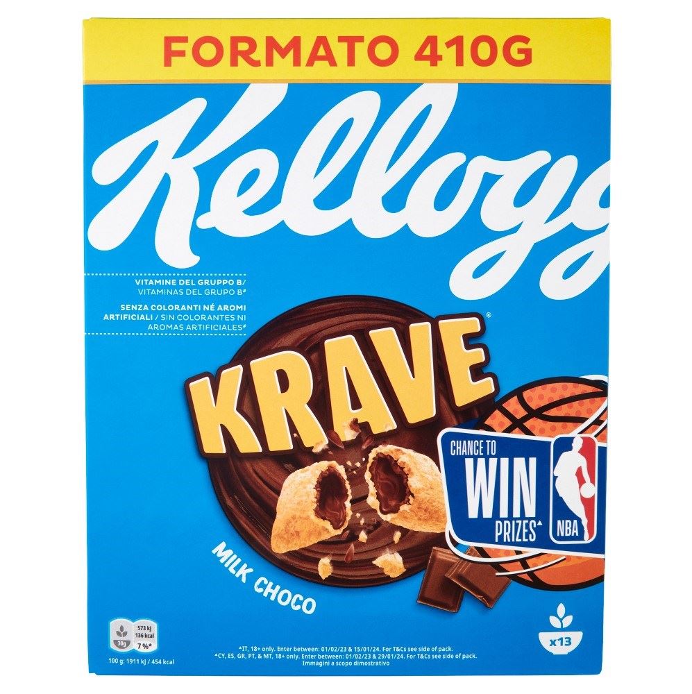 Krave Roulette Kellogg's Krave Milk Choco 410g | Kısmet Şarküteri